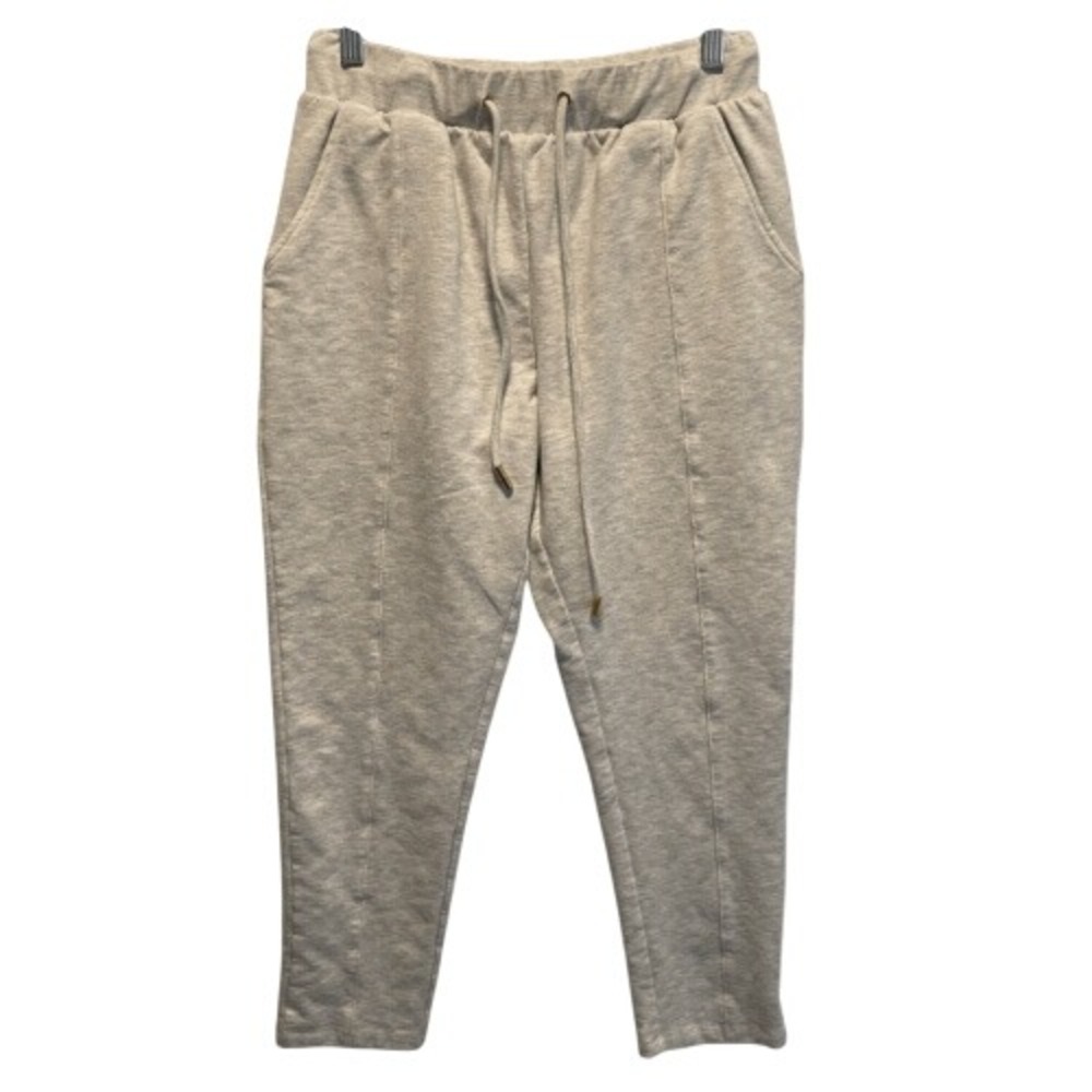 Bishop‎ + Young Scarlett Joggers Oatmeal Drawstring Lounge Pants Size Small